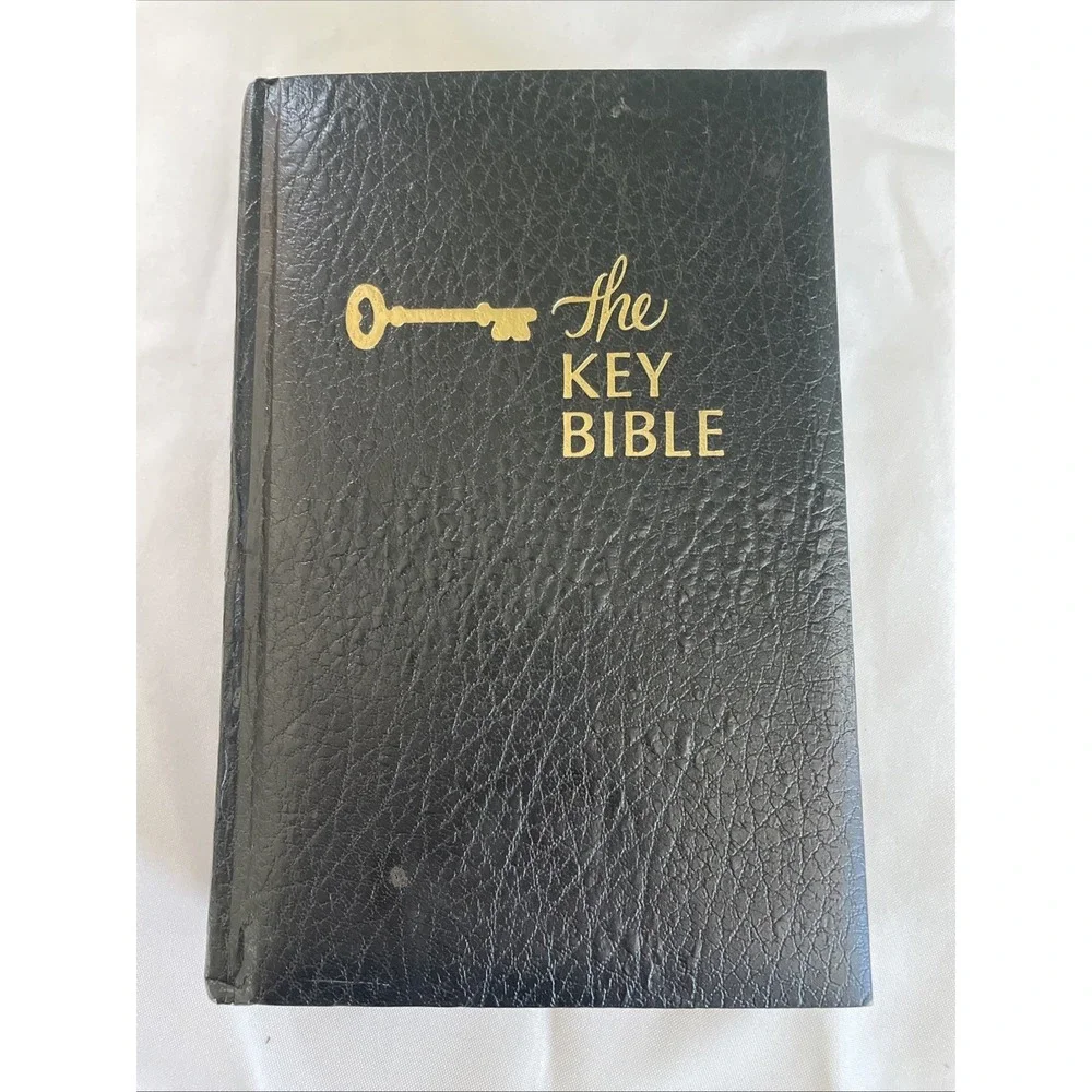The Key Bible King James Study Edition by Holman (1979, Hardcover) Gold